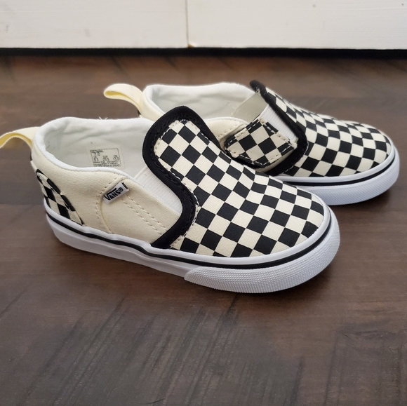 checkered vans size 7